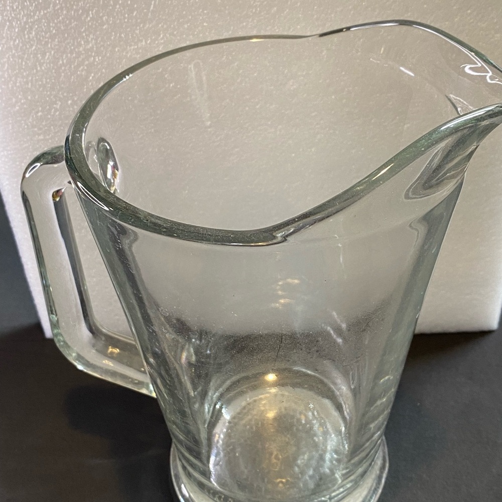 Clear Glass Pitcher - Picture 3 of 3